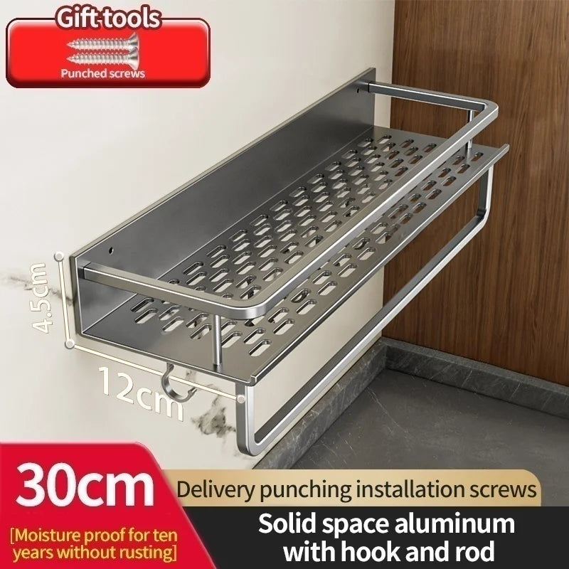 Wall Mounted Spice Rack Organizer