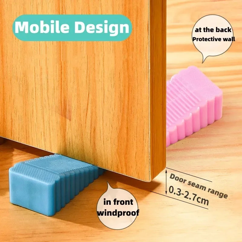 Silicone Door Stopper Set