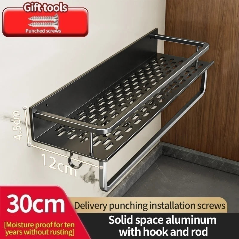 Wall Mounted Spice Rack Organizer