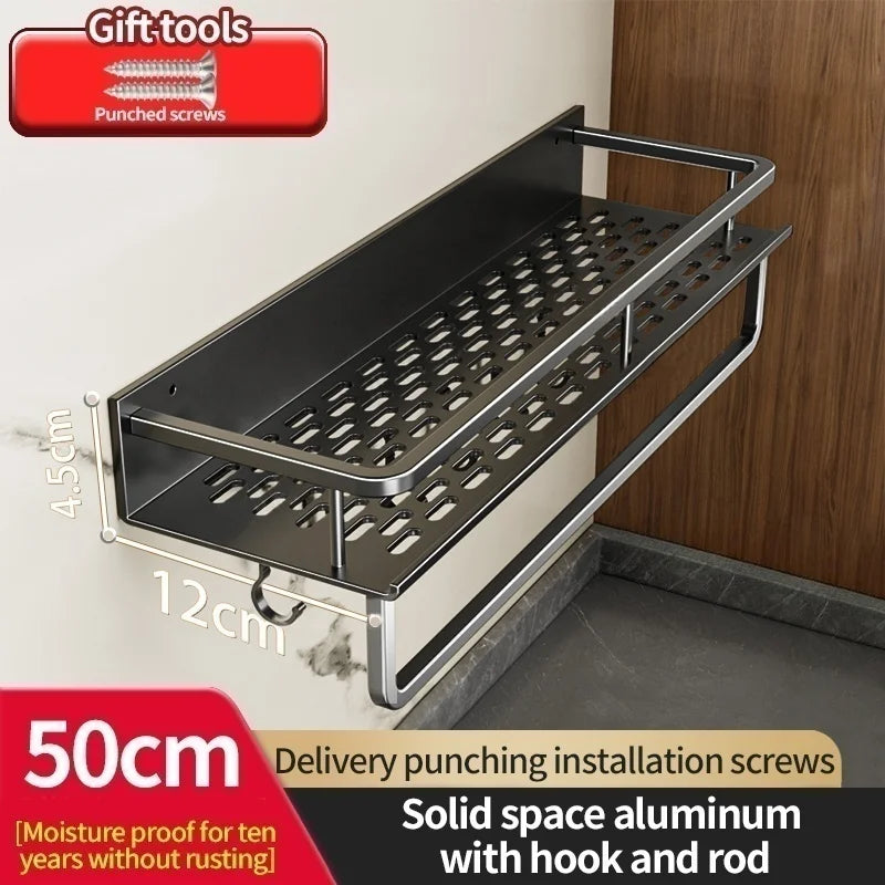 Wall Mounted Spice Rack Organizer