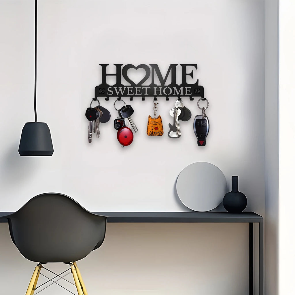 Wall Mounted Key Holder Shelf