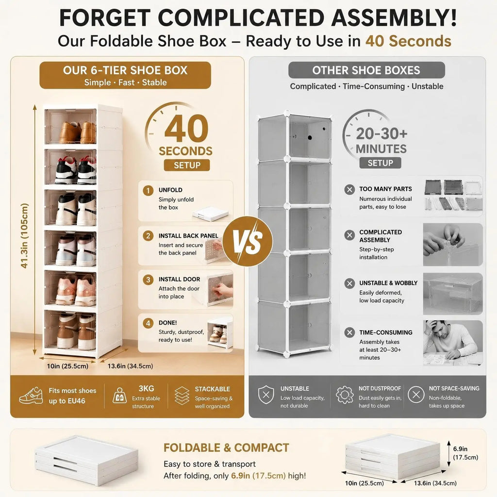 Stackable Shoe Rack Organizer