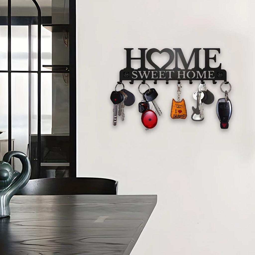 Wall Mounted Key Holder Shelf