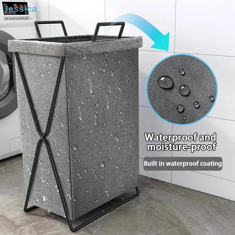 Foldable Laundry Basket with Handles