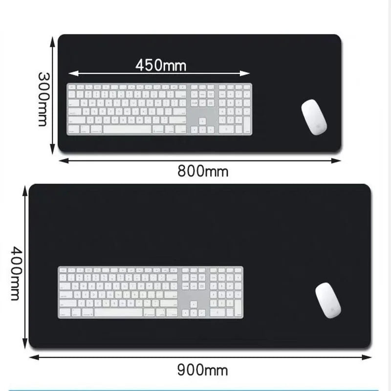 Large Desk Mat Mouse Pad Solid Color