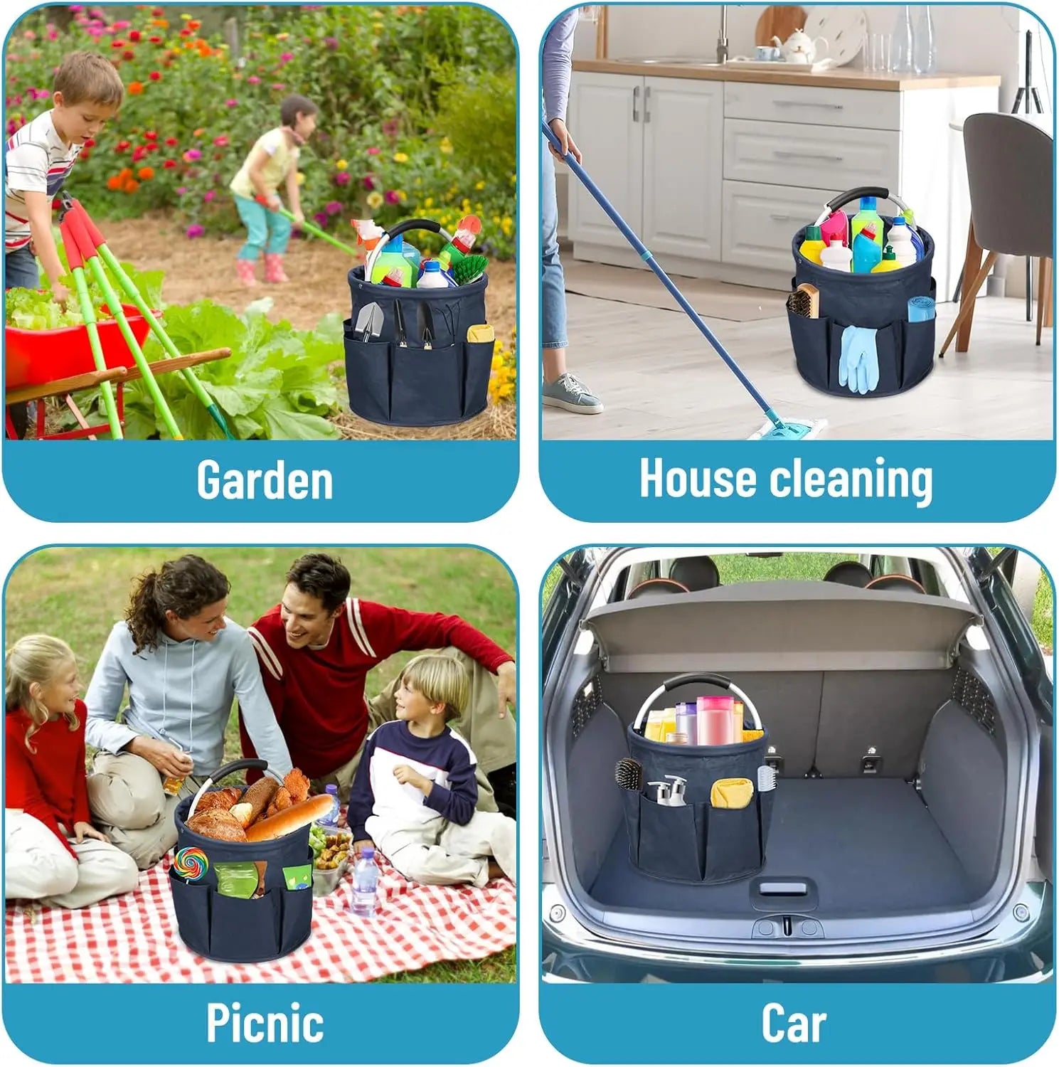 Portable Cleaning Supply Caddy