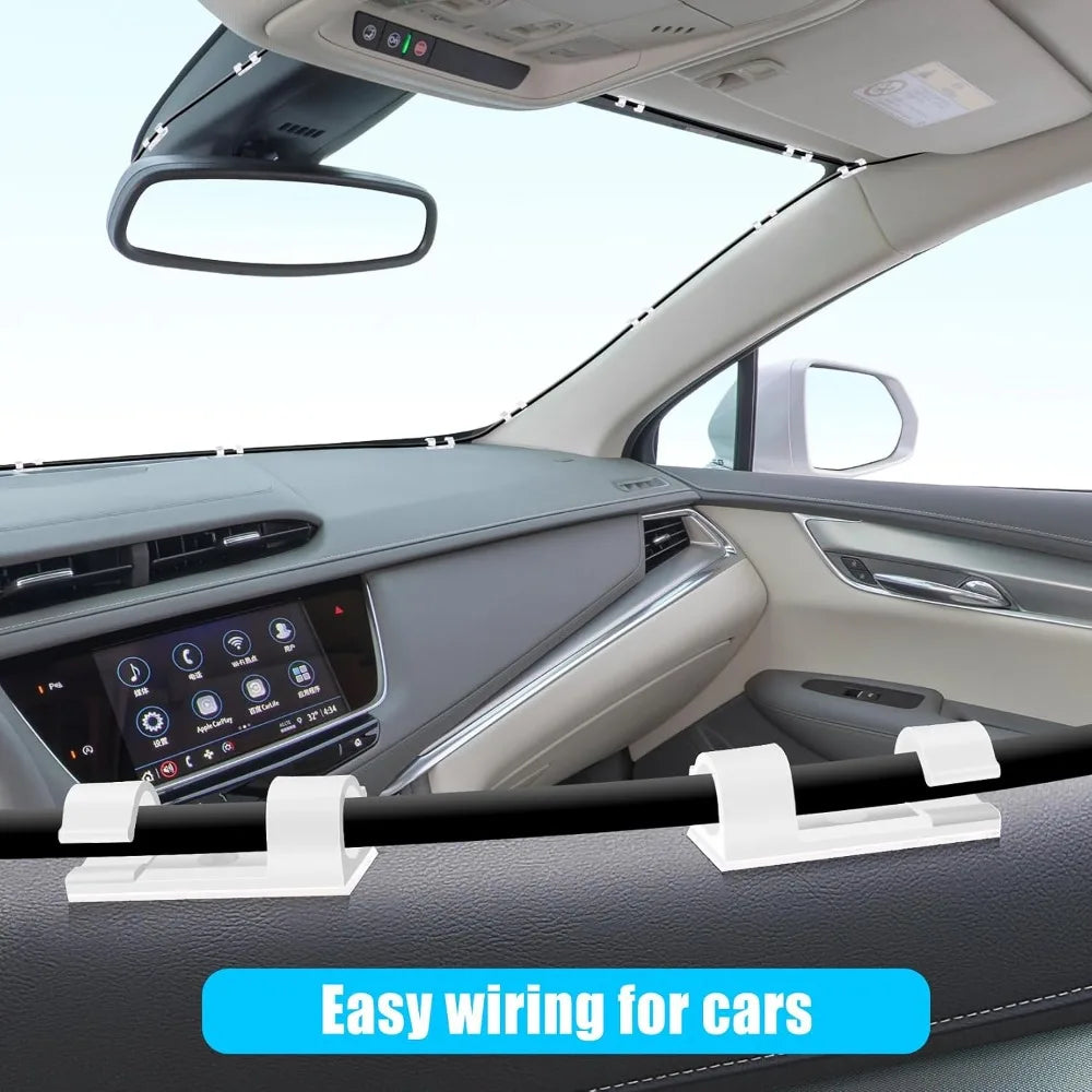 Adhesive Cable Clips Organizer