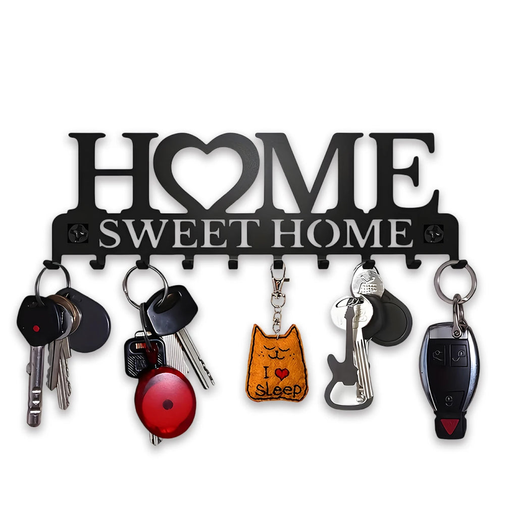 Wall Mounted Key Holder Shelf