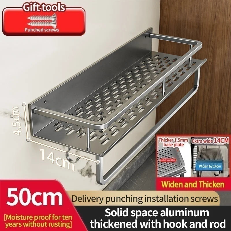 Wall Mounted Spice Rack Organizer
