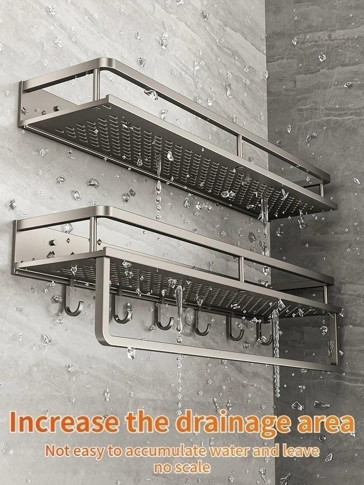Wall Mounted Spice Rack Organizer