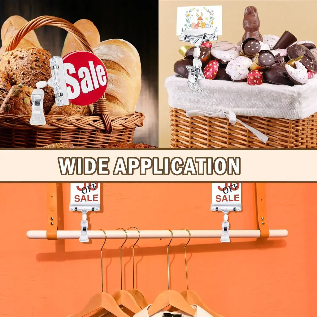 Reusable Storage Labels and Clips