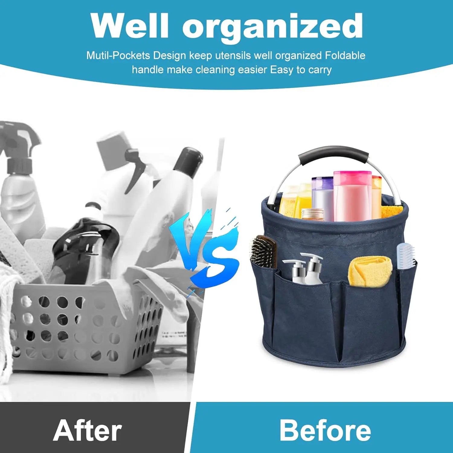 Portable Cleaning Supply Caddy
