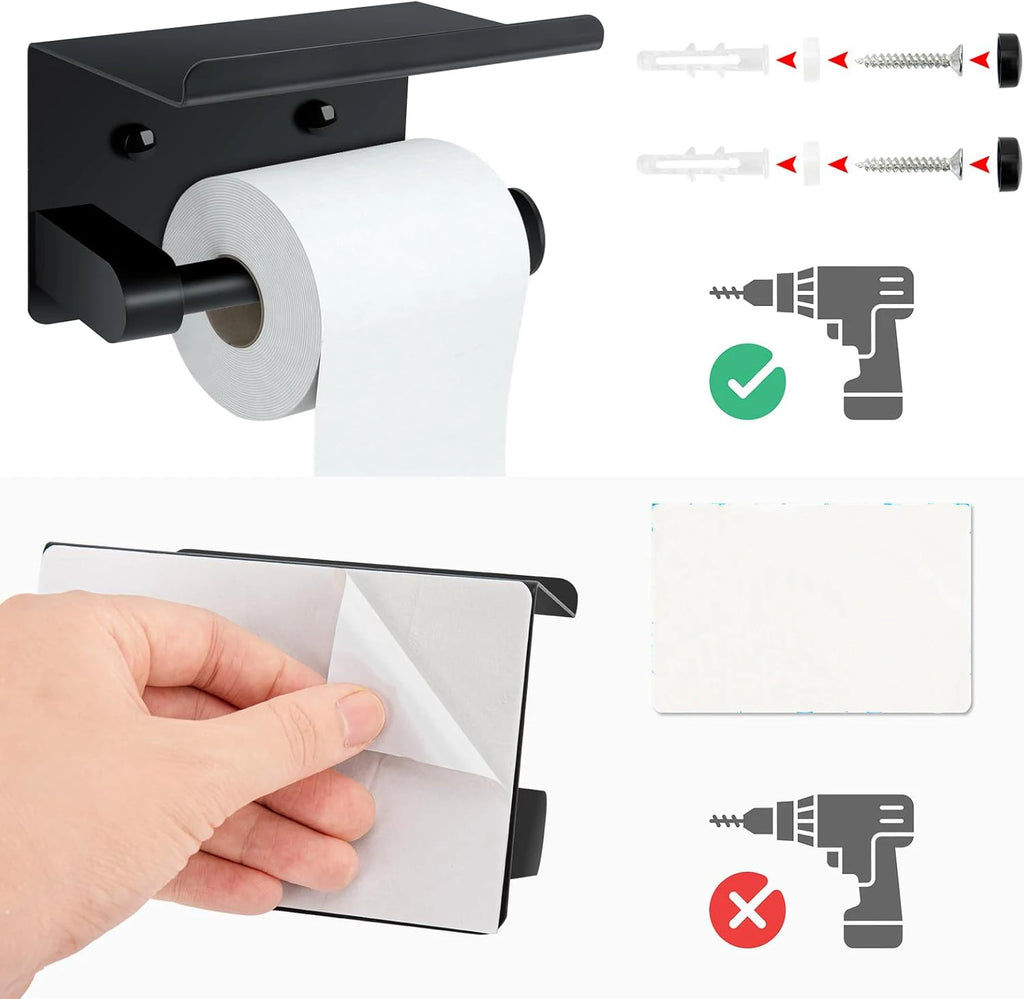 Wall Mounted Toilet Paper Holder