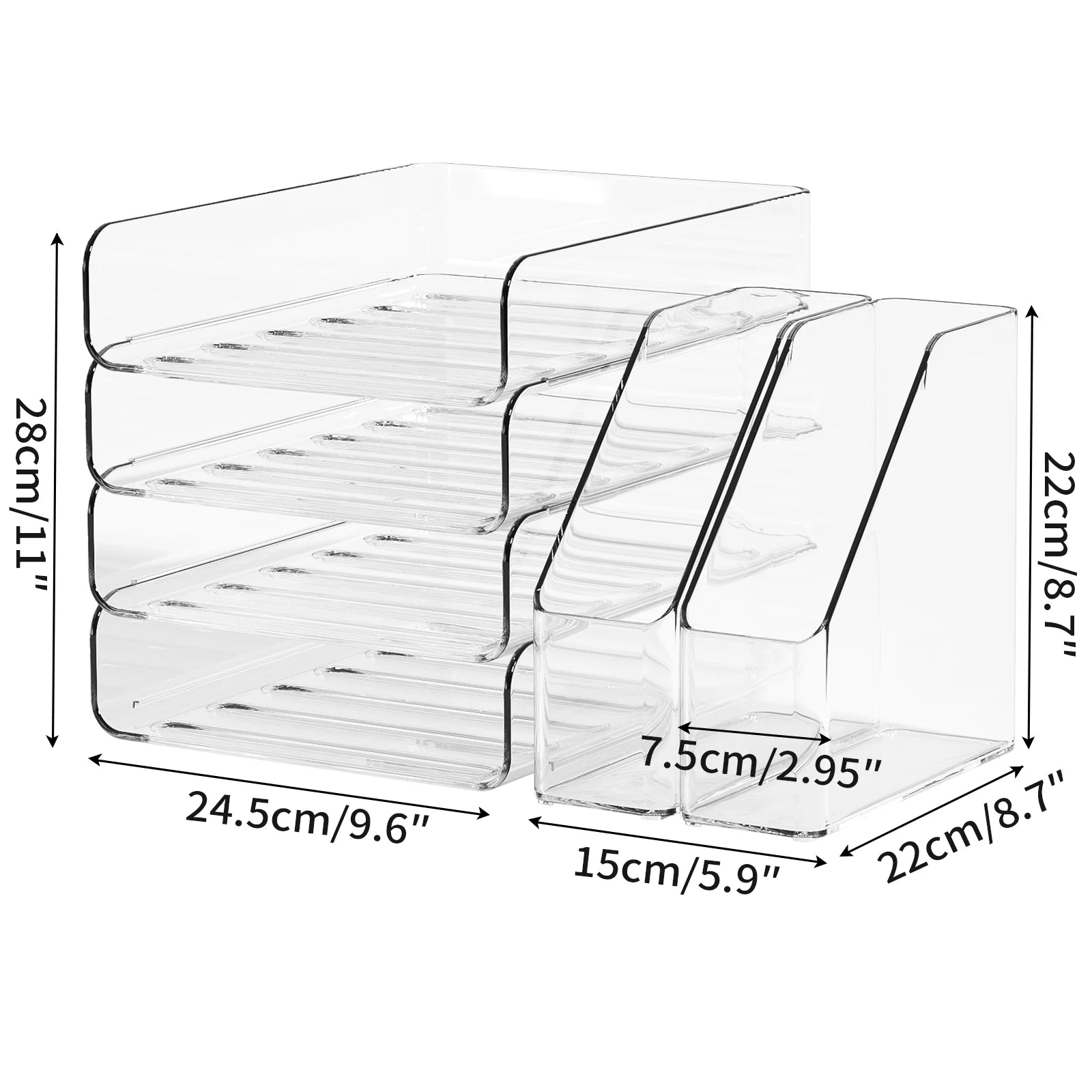 Stackable Document Tray Organizer