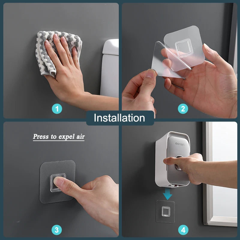 Wall Mounted Toothbrush Holder