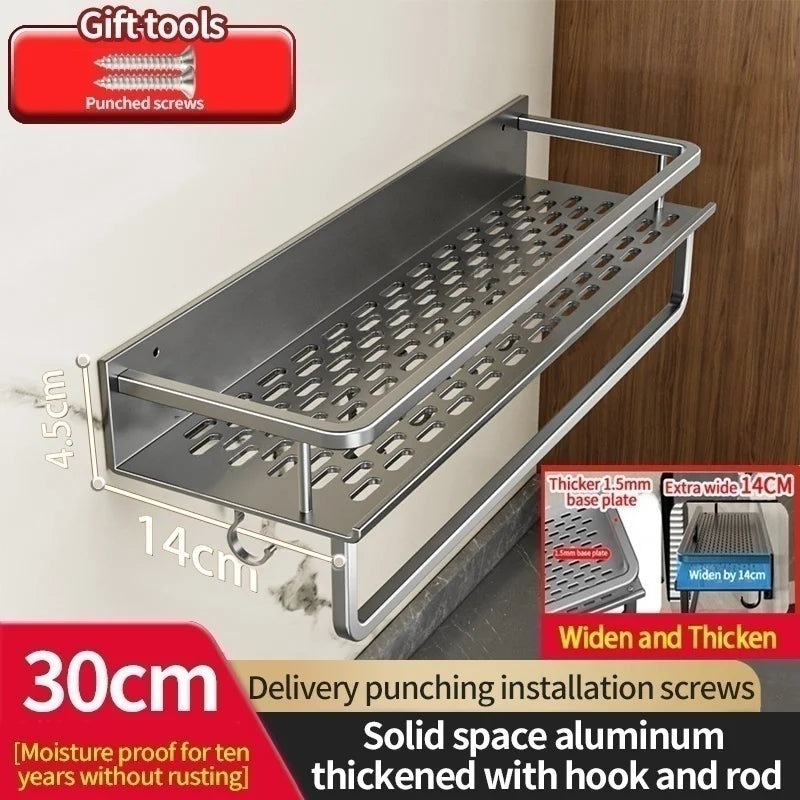 Wall Mounted Spice Rack Organizer