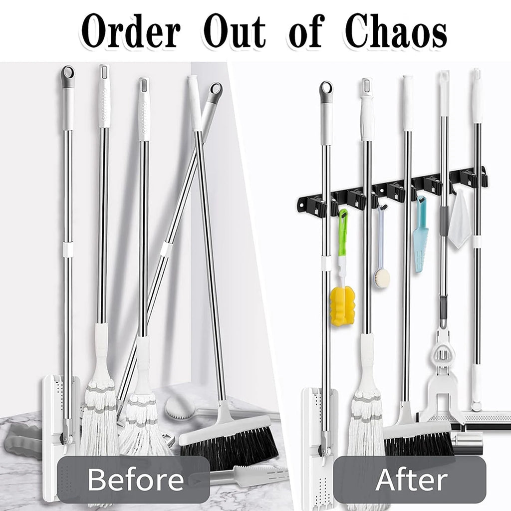 Wall Mounted Mop and Broom Holder