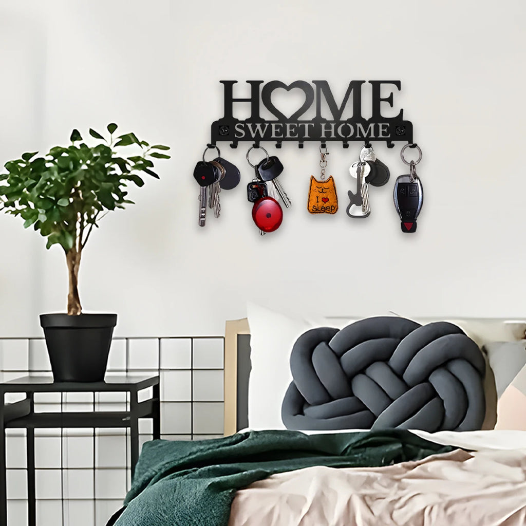 Wall Mounted Key Holder Shelf