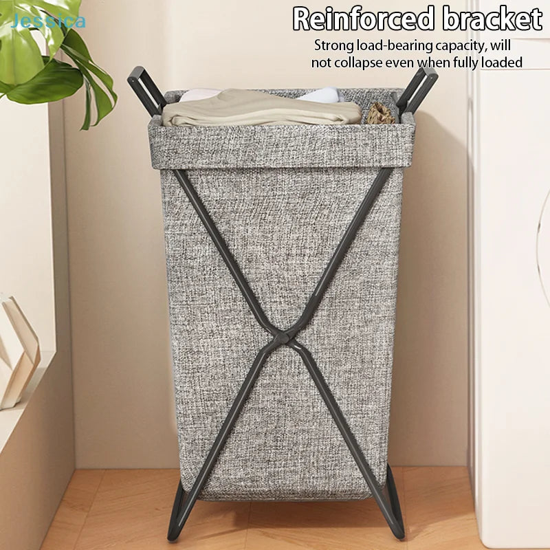 Foldable Laundry Basket with Handles