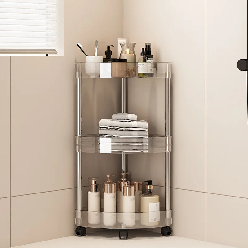 Corner Bathroom Storage Shelf