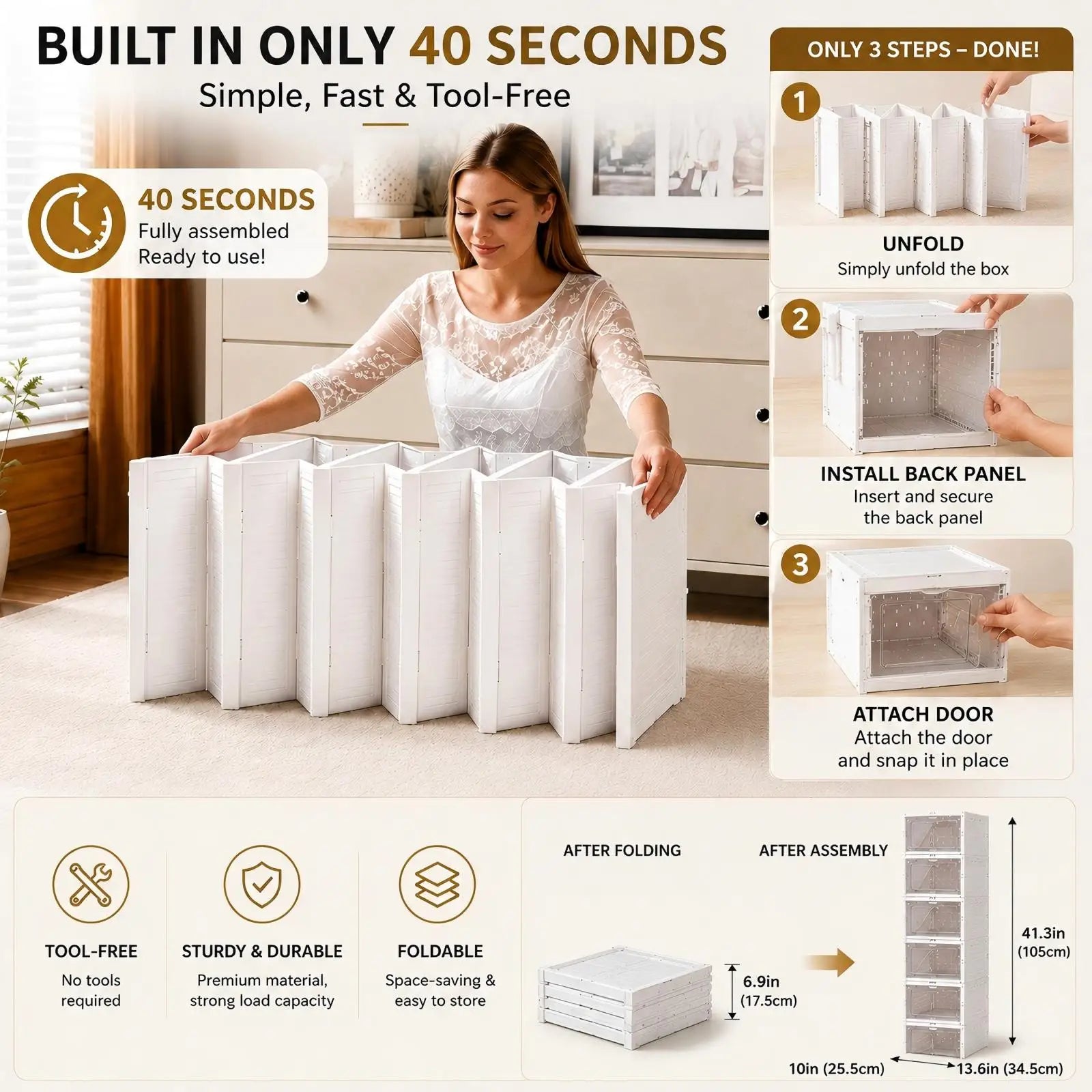 Stackable Shoe Rack Organizer