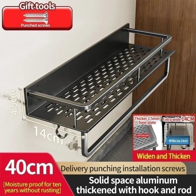 Wall Mounted Spice Rack Organizer
