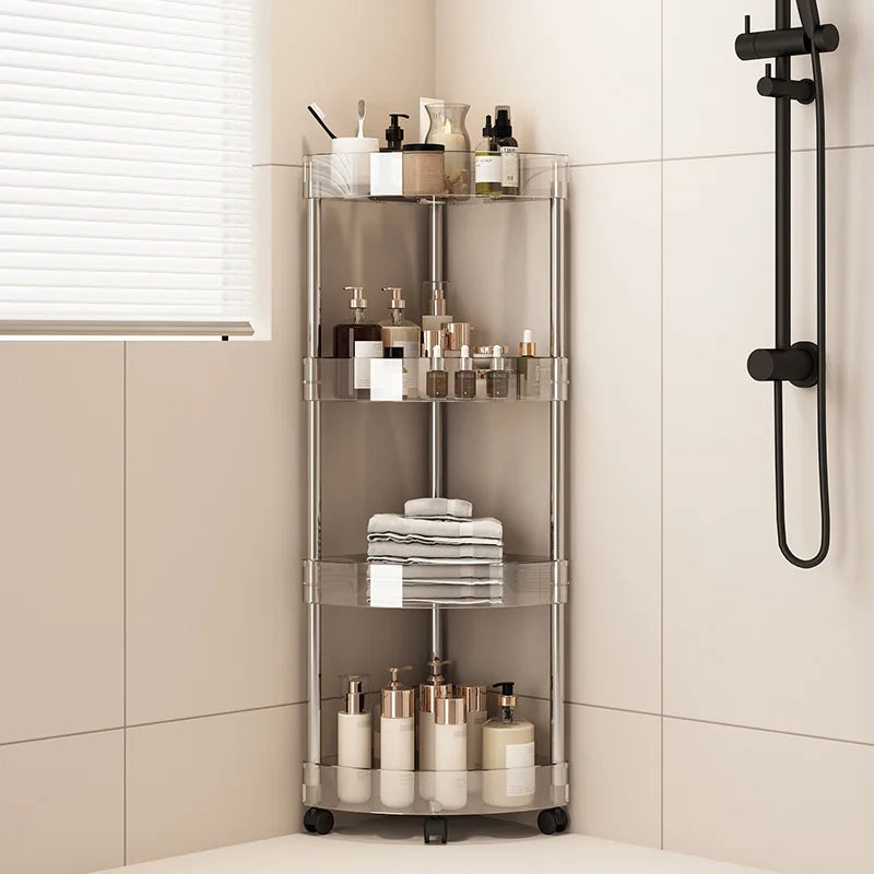 Corner Bathroom Storage Shelf