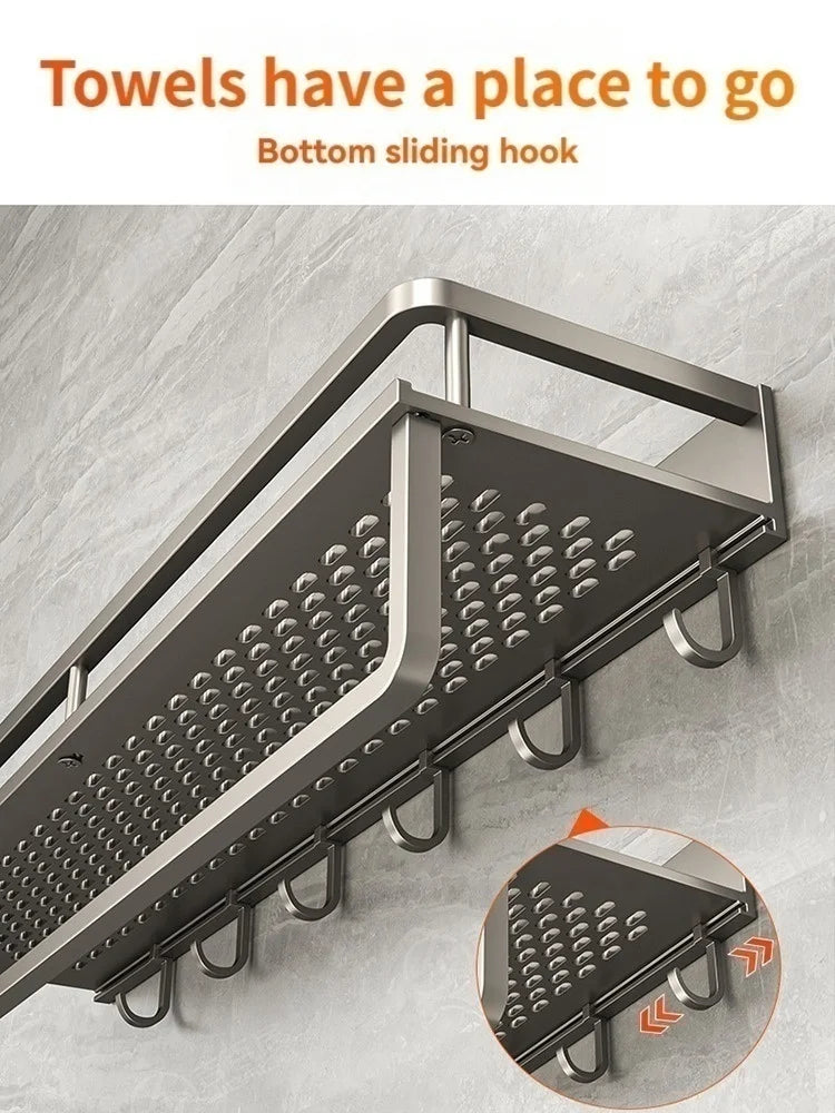 Wall Mounted Spice Rack Organizer