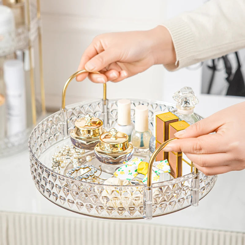 Clear Vanity Organizer Tray