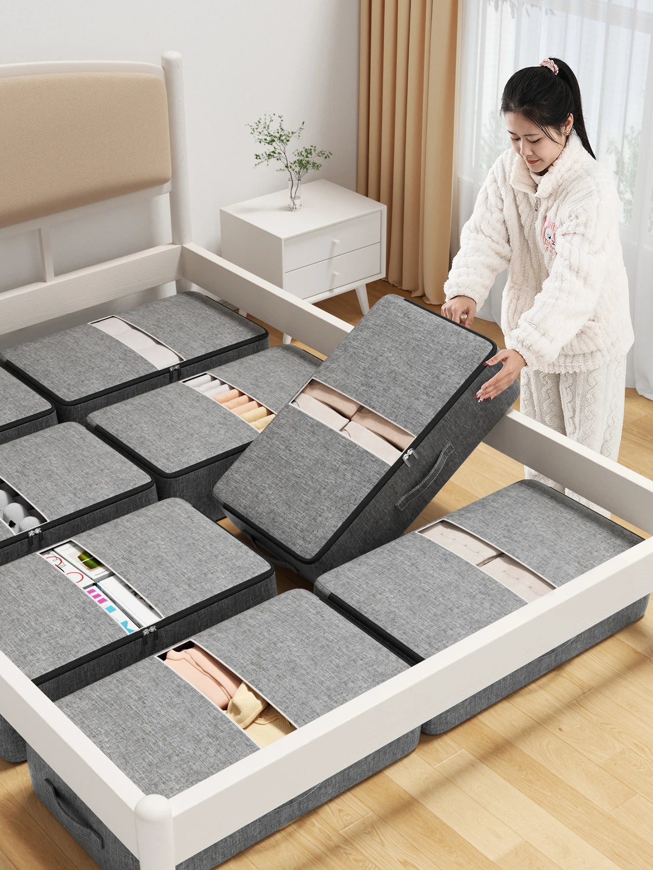 Under Bed Clothes Storage Bag