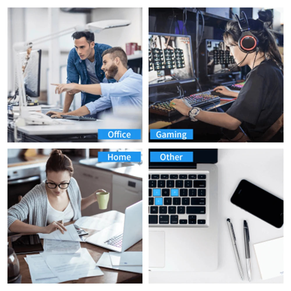 Large Desk Mat Mouse Pad Solid Color