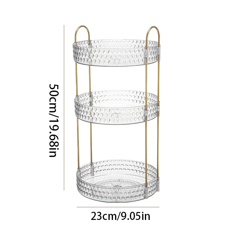 Clear Vanity Organizer Tray