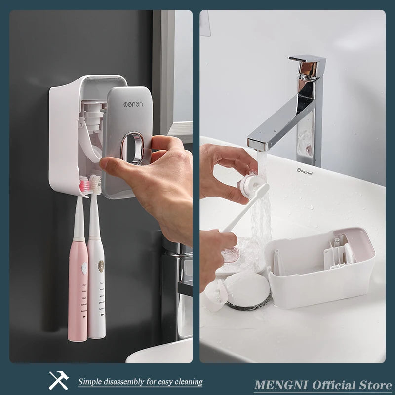 Wall Mounted Toothbrush Holder
