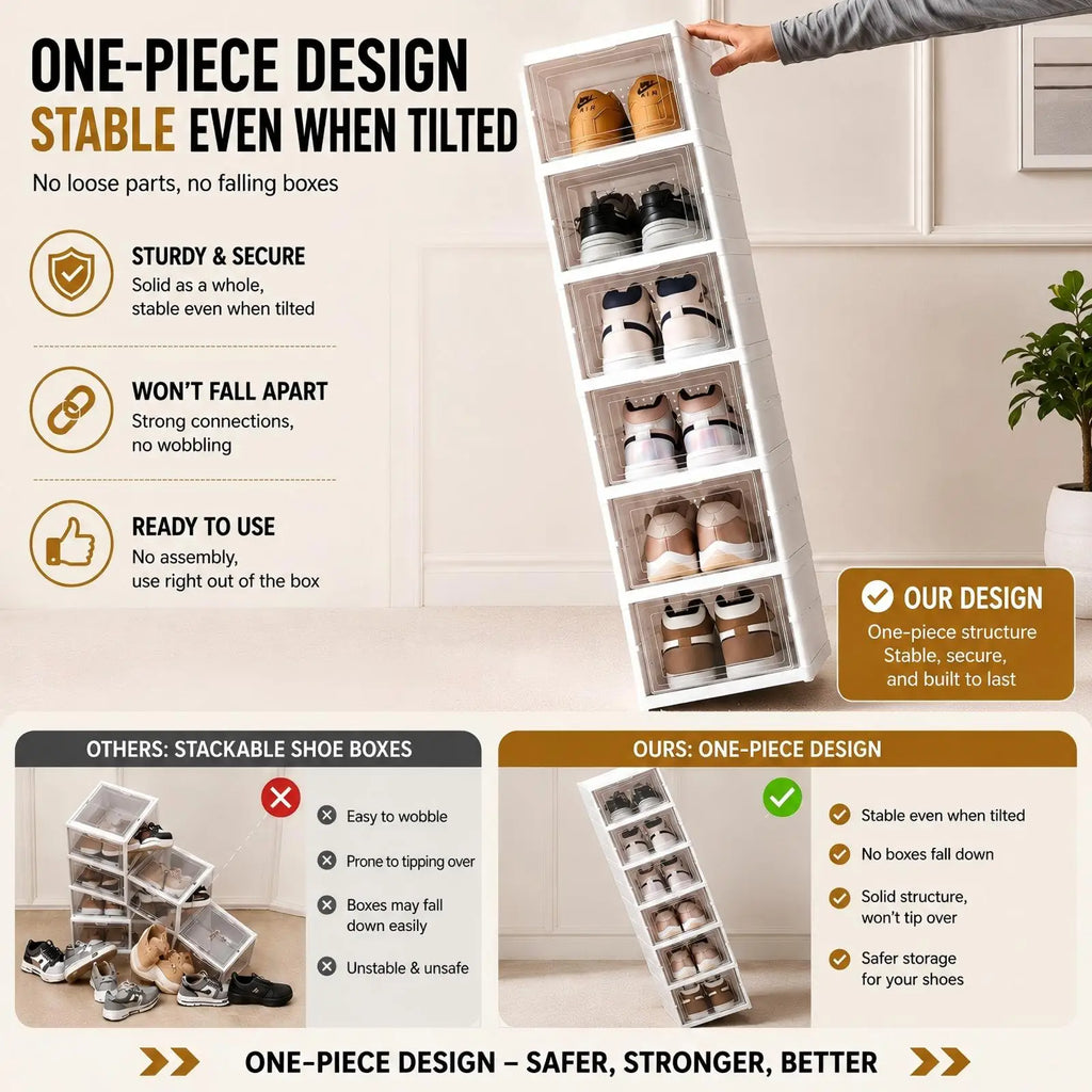 Stackable Shoe Rack Organizer
