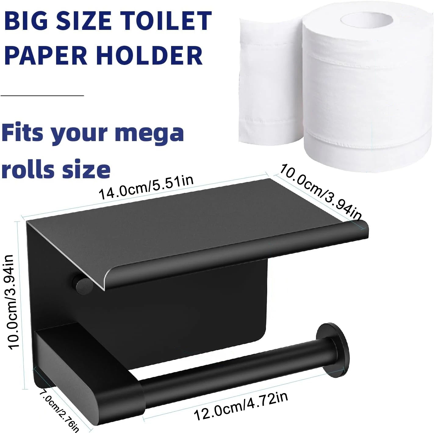 Wall Mounted Toilet Paper Holder
